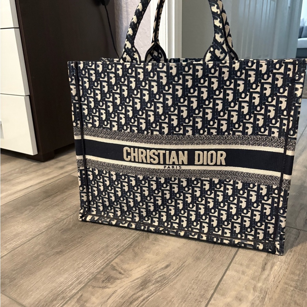 Dior Blue and White Tote Bag - Picture 5 of 5